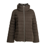 HERNO doudoune courte en polyester femme marron