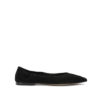 POMME D'OR ballerines en daim femme noires