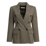 MAX MARA blazer en viscose et laine femme marron