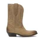 GOLDEN GOOSE bottines en daim femme beiges