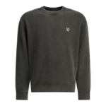 MAISON KITSUNÉ sweat-shirt en coton homme noir