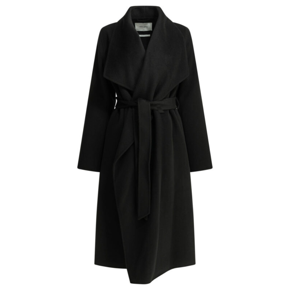 Sans titre (1000 x 1000 px) (88) IVY OAK veste en laine pour femme noire – Image 1