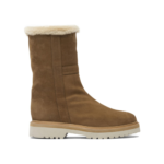 MARETTO bottes en daim femme marron