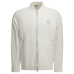 BRUNELLO CUCINELLI sweat-shirt zippé en nylon homme blanc