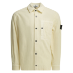 STONE ISLAND surchemise en velours homme beige