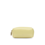 KHAITE sac à épaule en cuir femme jaune