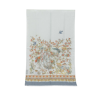ETRO écharpe en coton et modal femme bleu clair