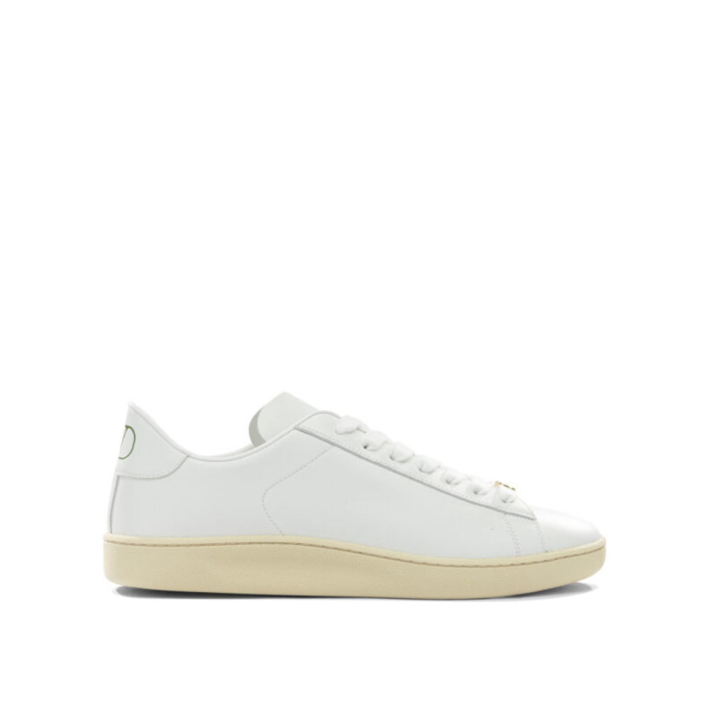 Sans titre (1000 x 1000 px) (91) VALENTINO GARAVANI baskets en cuir homme blanc – Image 1