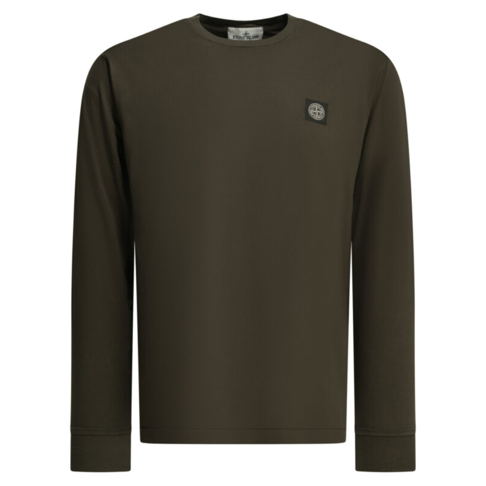 Sans titre (1000 x 1000 px) (91) STONE ISLAND T-shirt en coton homme vert – Image 1