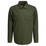 MANIFATTURA CECCARELLI surchemise en coton homme verte