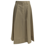 BRUNELLO CUCINELLI jupe en coton femme beige