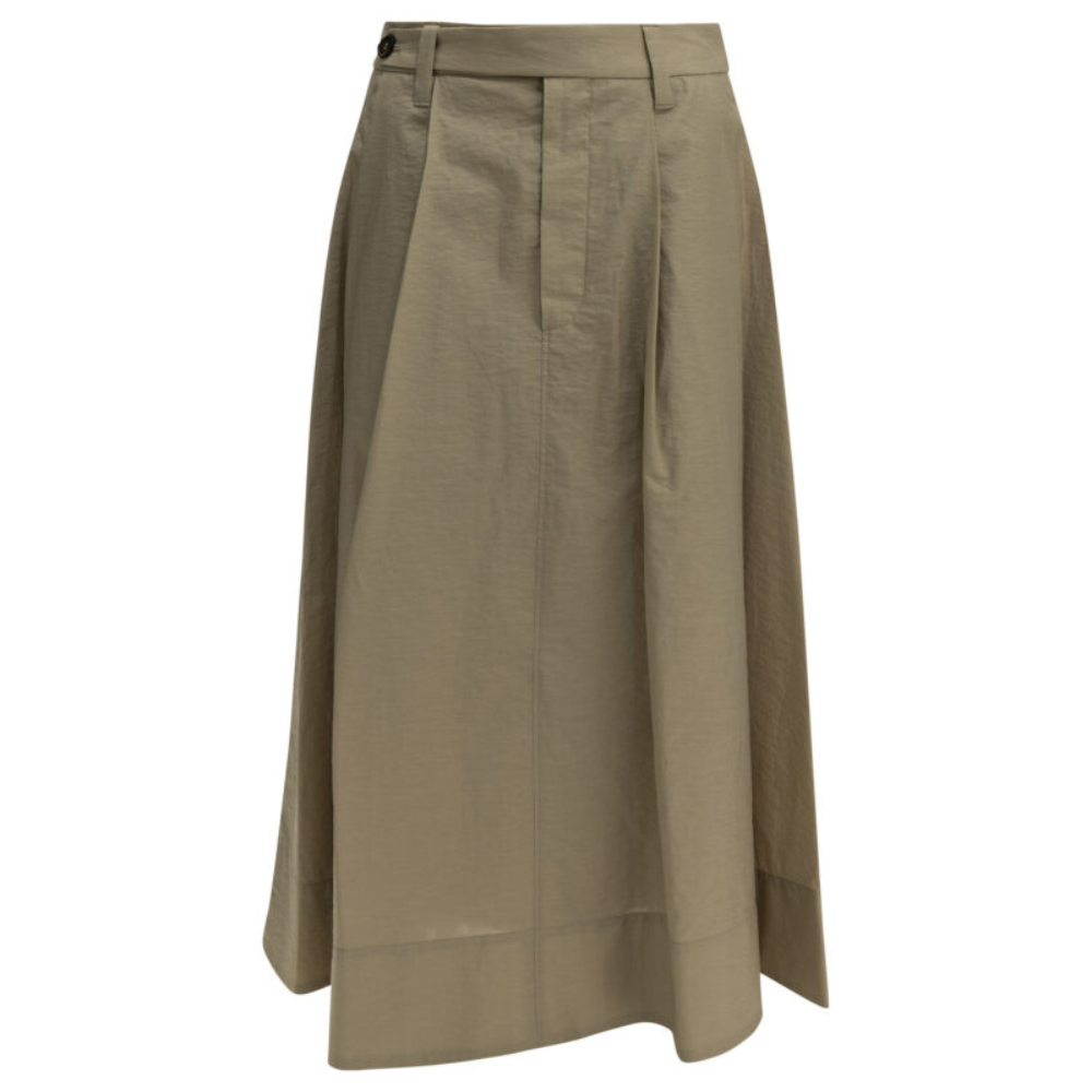 Sans titre (1000 x 1000 px) (93) BRUNELLO CUCINELLI jupe en coton femme beige – Image 1
