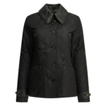 BURBERRY veste matelassée en nylon femme noire