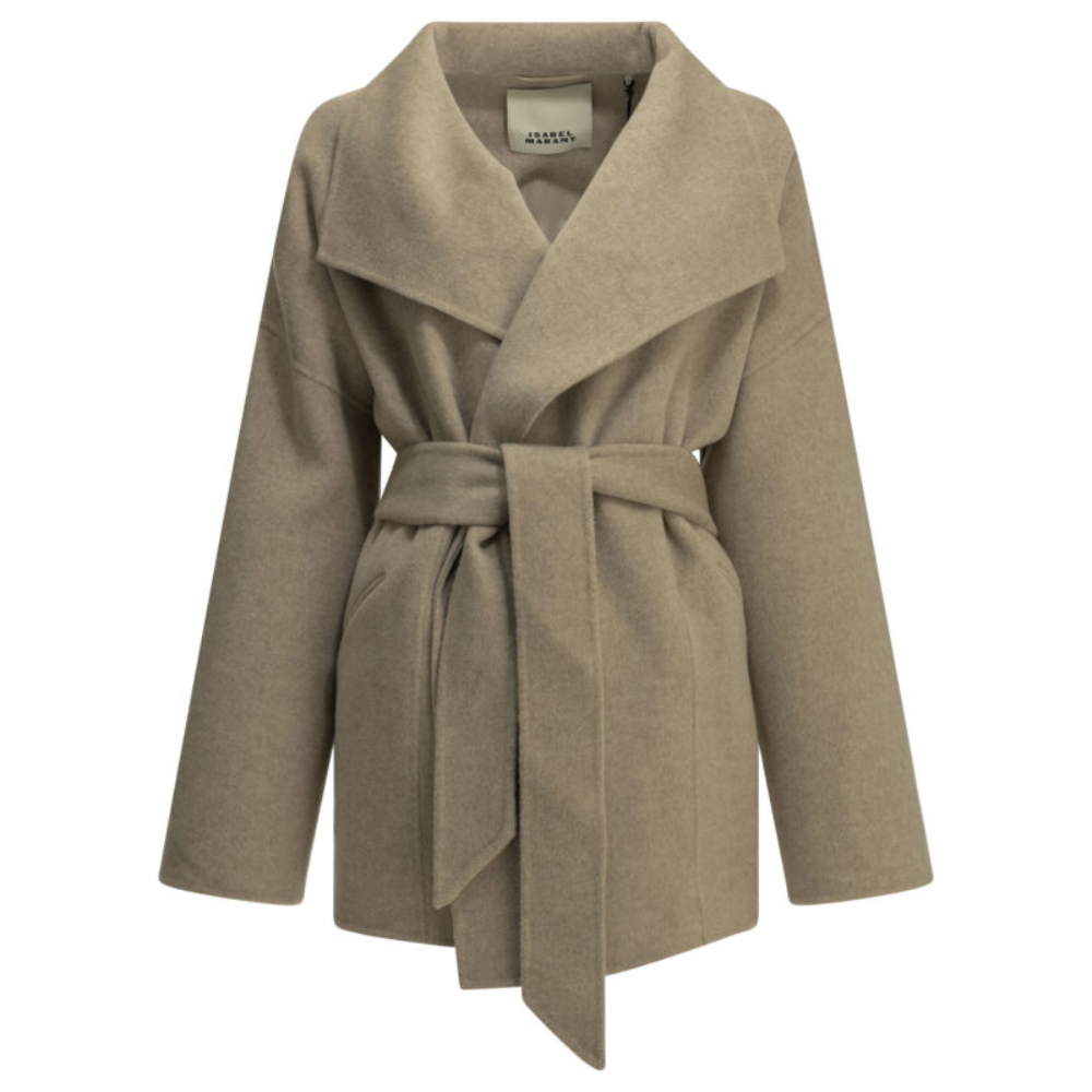 Sans titre (1000 x 1000 px) (93) ISABEL MARANT manteau femme beige – Image 1