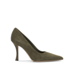 FERRAGAMO escarpins en suède femme vert