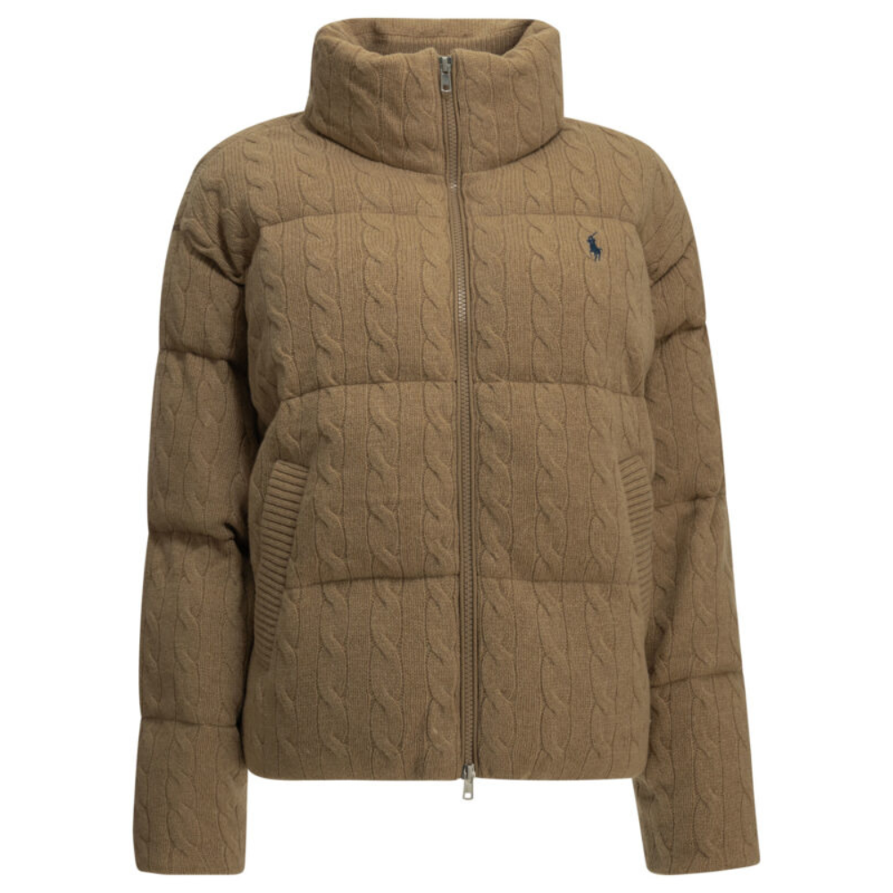 Sans titre (1000 x 1000 px) (94) POLO RALPH LAUREN doudoune femme beige – Image 1