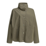 TOTEME imperméable en coton femme vert