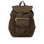PORTER-YOSHIDA & CO sac à dos en coton et nylon homme marron