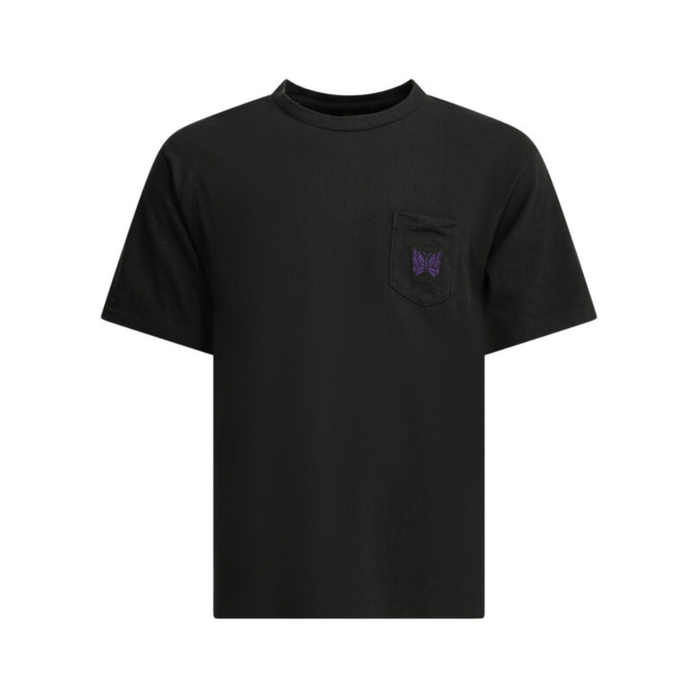 Sans titre (1000 x 1000 px) (97) NEEDLES t-shirt en coton homme noir – Image 1