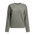 MAISON KITSUNÉ sweat-shirt en coton femme gris