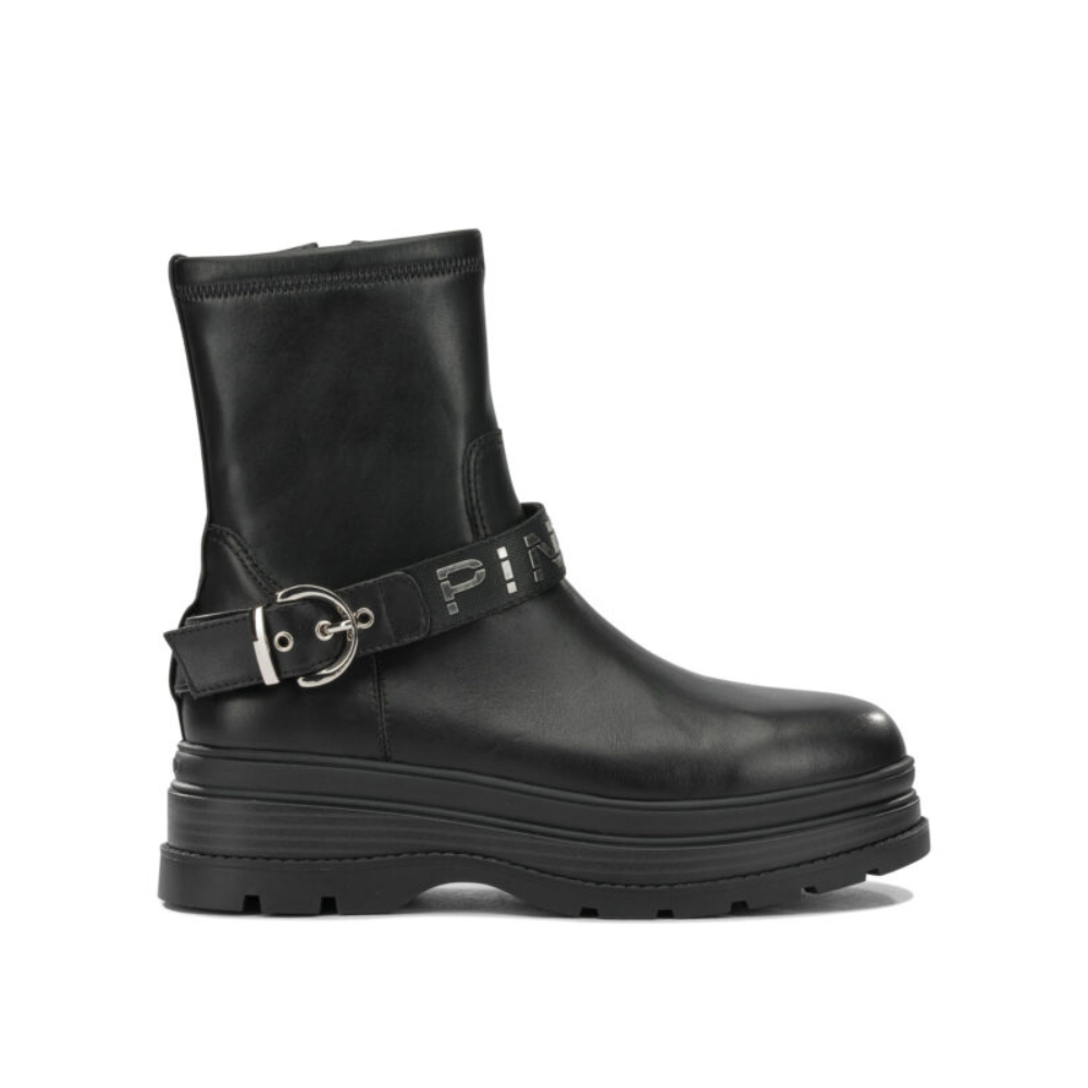 Sans titre (1000 x 1000 px) (97) PINKO bottes en cuir femme noires – Image 1
