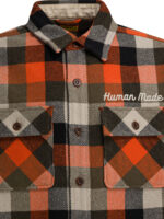 HUMAN MADE surchemise en laine homme orange – Image 3