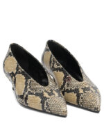 AEYDE escarpins en cuir femme beige – Image 2