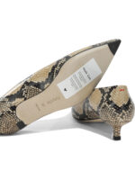 AEYDE escarpins en cuir femme beige – Image 5