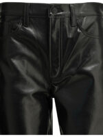 AGOLDE pantalon en cuir femme noir – Image 3