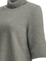 ALAÏA pull à col roulé en cachemire femme gris – Image 4