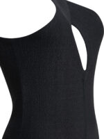 ALAÏA robe courte évasée femme bleue – Image 3