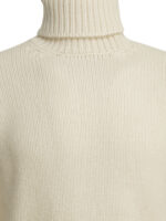ALTUM pull à col roulé en cachemire homme blanc – Image 3