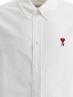 AMI PARIS chemise en coton homme blanc – Image 3