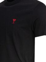 AMI PARIS t-shirt en coton homme noir – Image 4