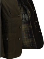 BARBOUR veste légère en coton homme verte – Image 4
