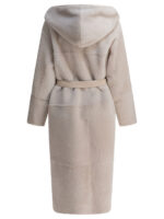 BLANCHA veste longue femme beige – Image 3