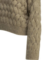 BRUNELLO CUCINELLI pull femme beige – Image 4