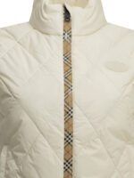 BURBERRY doudoune sans manches en nylon femme blanche – Image 3