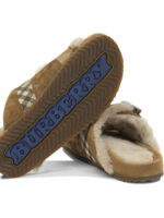 BURBERRY sandales en daim femme beiges – Image 5