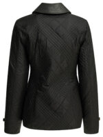 BURBERRY veste matelassée en nylon femme noire – Image 2