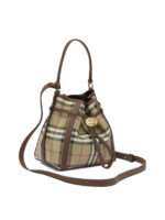 BURBERRY sac à main en toile de coton femme beige – Image 2