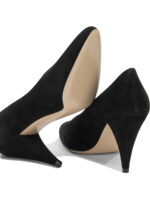 CASADEI chaussures à talons en daim femme noires – Image 5