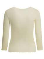CHLOÉ haut en coton et soie femme blanc – Image 2