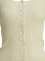 CHLOÉ haut en coton et soie femme blanc – Image 3