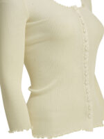 CHLOÉ haut en coton et soie femme blanc – Image 4
