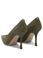 FERRAGAMO escarpins en suède femme vert – Image 4