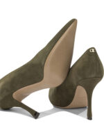 FERRAGAMO escarpins en suède femme vert – Image 5