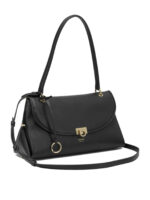 FERRAGAMO sac porté épaule en cuir femme noir – Image 2