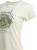 GANNI t-shirt en coton femme blanc – Image 4