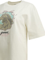 GANNI t-shirt  en coton femme blanc – Image 4